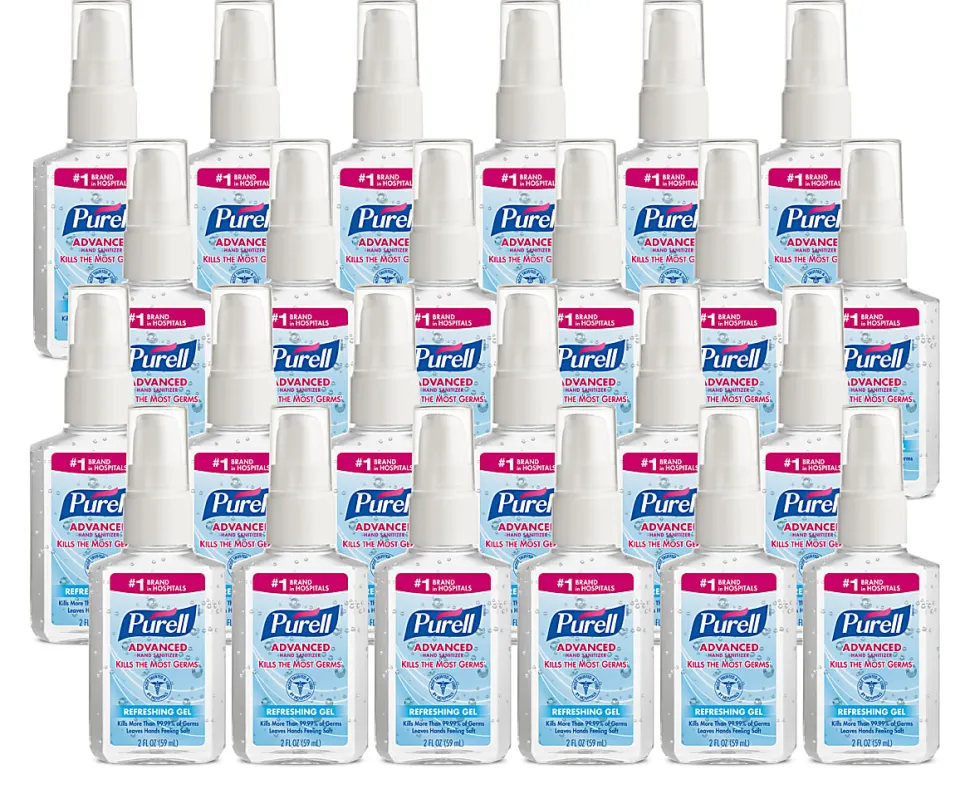 Purell® Instant Hand Sanitizer, 2 Oz. Pump Bottles, Carton Of 24