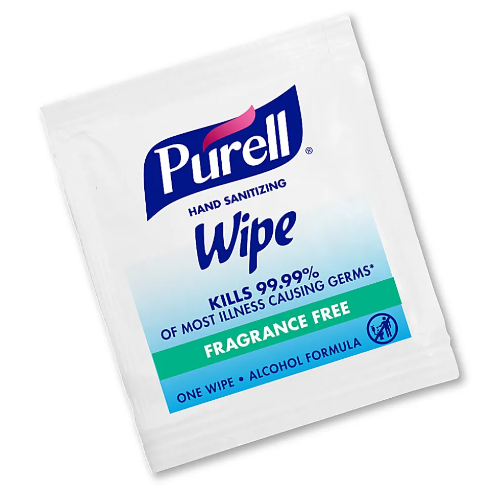 Purell Premoistened Sanitizing Hand Wipes, White, Case Of 1,000 Packets