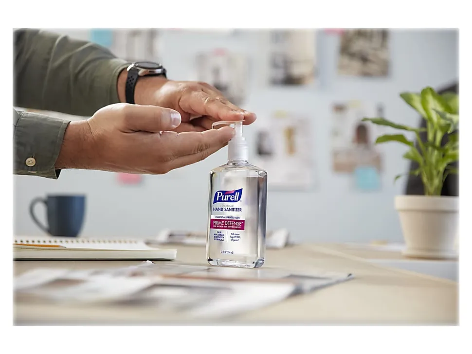 PURELL PRIME DEFENSE™ Advanced Hand Sanitizer, 12 fl oz Pump Bottle, Case of 12 Bottles