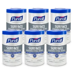 PURELL® Professional Surface Disinfecting Wipes, Citrus Scent, 110 Count Canister, 7