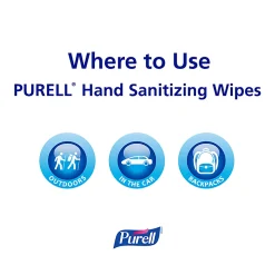 Purell® Sanitizing Wipes, Canister Of 270 Wipes