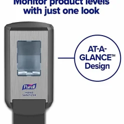 Purell® VF PLUS Gel Hand Sanitizer Refills For CS4 Push-Style Hand Sanitizer Dispensers, Fragrance Free, 40.6 Oz, Case Of 4 Refills