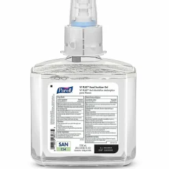 Purell® VF PLUS Gel Hand Sanitizer Refills For ES4 Push-Style Hand Sanitizer Dispensers, Fragrance Free, 40.6 Oz, Case Of 2 Refills