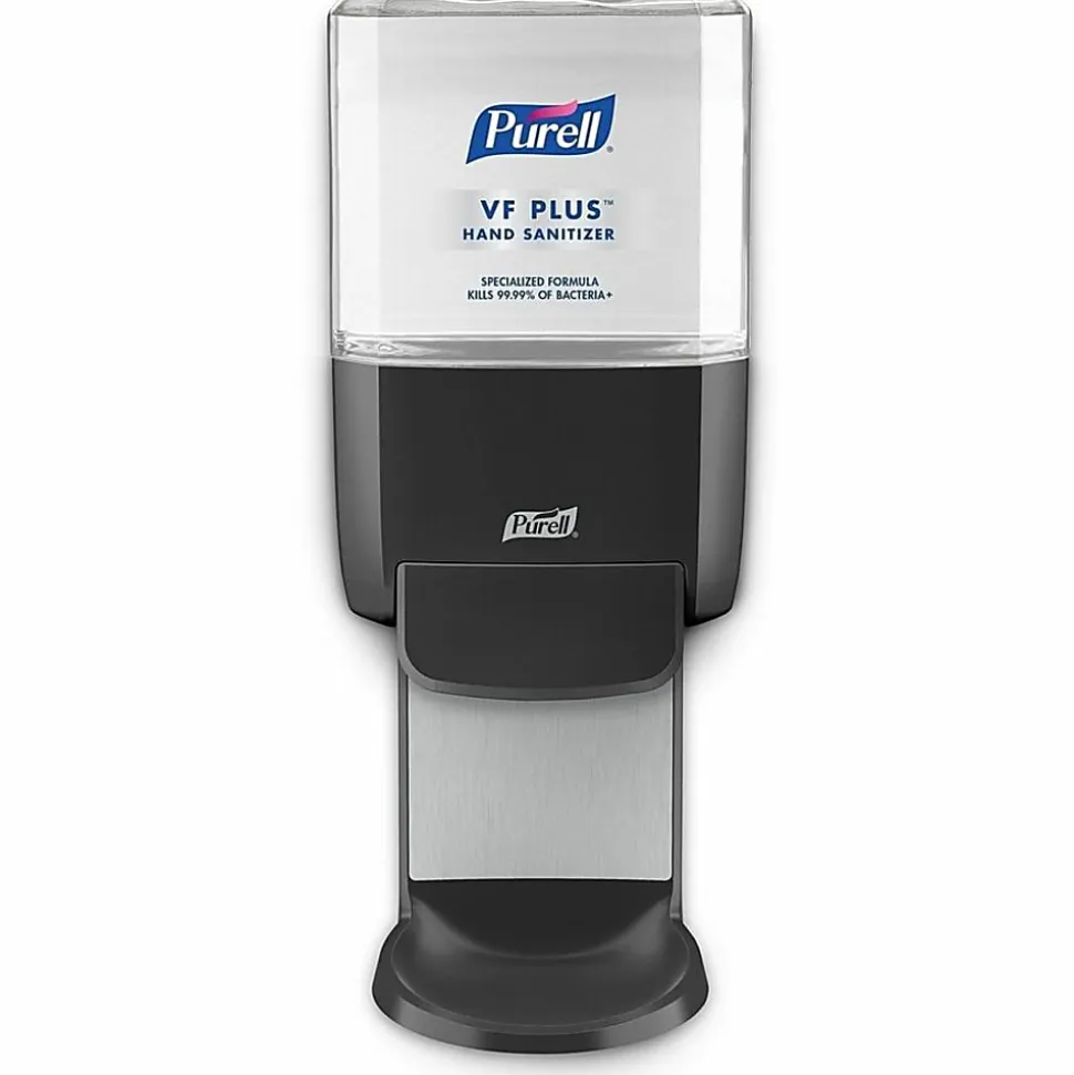 Purell® VF PLUS Gel Hand Sanitizer Refills For ES4 Push-Style Hand Sanitizer Dispensers, Fragrance Free, 40.6 Oz, Case Of 2 Refills