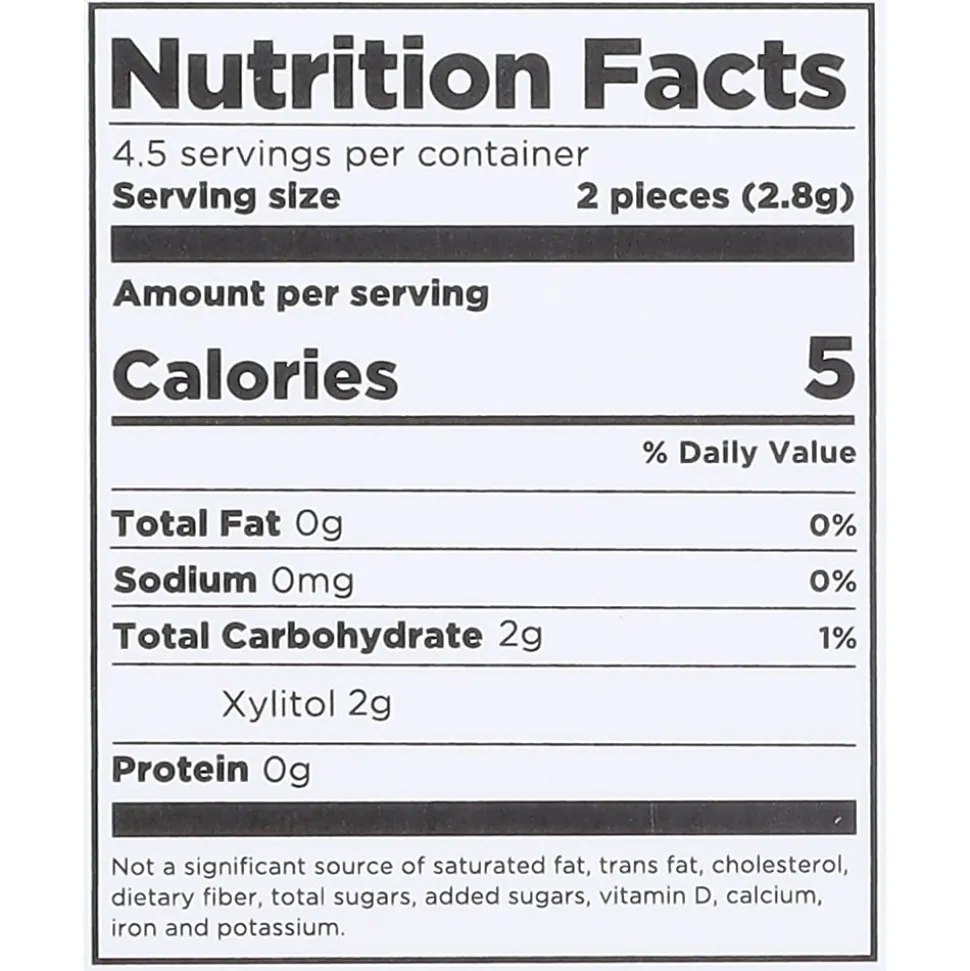 Pur Gum, Peppermint, 0.44 Oz, Total Qty 108