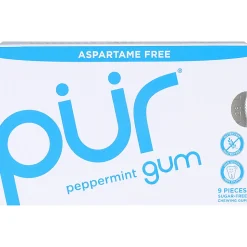 Pur Gum, Peppermint, 0.44 Oz, Total Qty 108