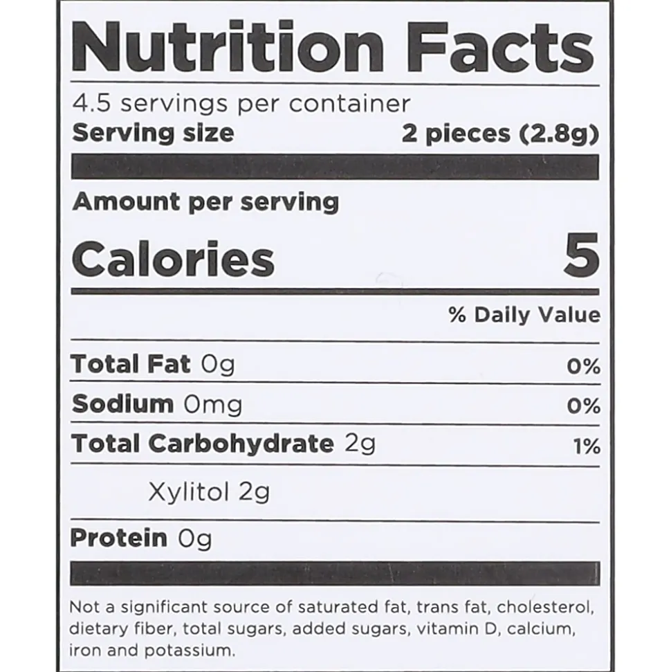 Pur Gum Sugar-Free Bubble Gum, 0.44 Oz, Total Qty 96