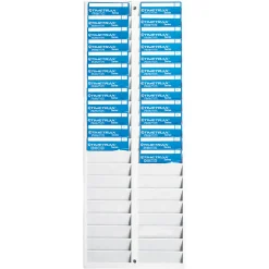 Pyramidâ„¢ Employee Badge Rack, Gray
