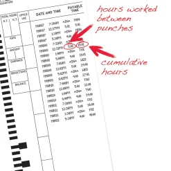 Pyramid Time System - 100/PK Authentic Time Cards [44100-10]  - 4410010