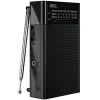 QFX Pocket R-35 Mono 3-Band Radio, 4-3/4"H x 2-3/4"W x 1-1/2"D, Black