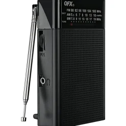 QFX Pocket R-35 Mono 3-Band Radio, 4-3/4