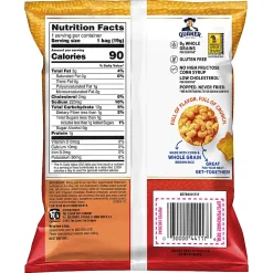 Quaker Cheddar Cheese Popped Rice Crisps, 0.67 Oz, Pack Of 60