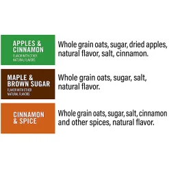 Quaker Oatmeal Flavor Variety Pack, Box of 52