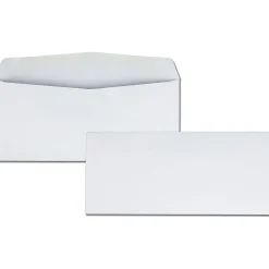 Quality Park® #10 Business Envelopes, Gummed Seal, White, Box Of 500