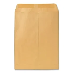 Quality Park Catalog Envelopes With Gummed Closure, 10" x 13", Brown, Box Of 250