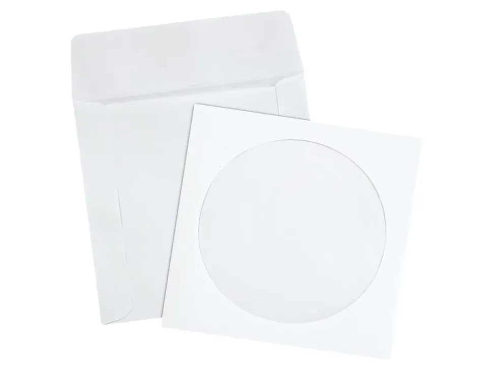 Quality Park® CD/DVD Envelopes, 4 7/8" x 5", White, Box Of 100