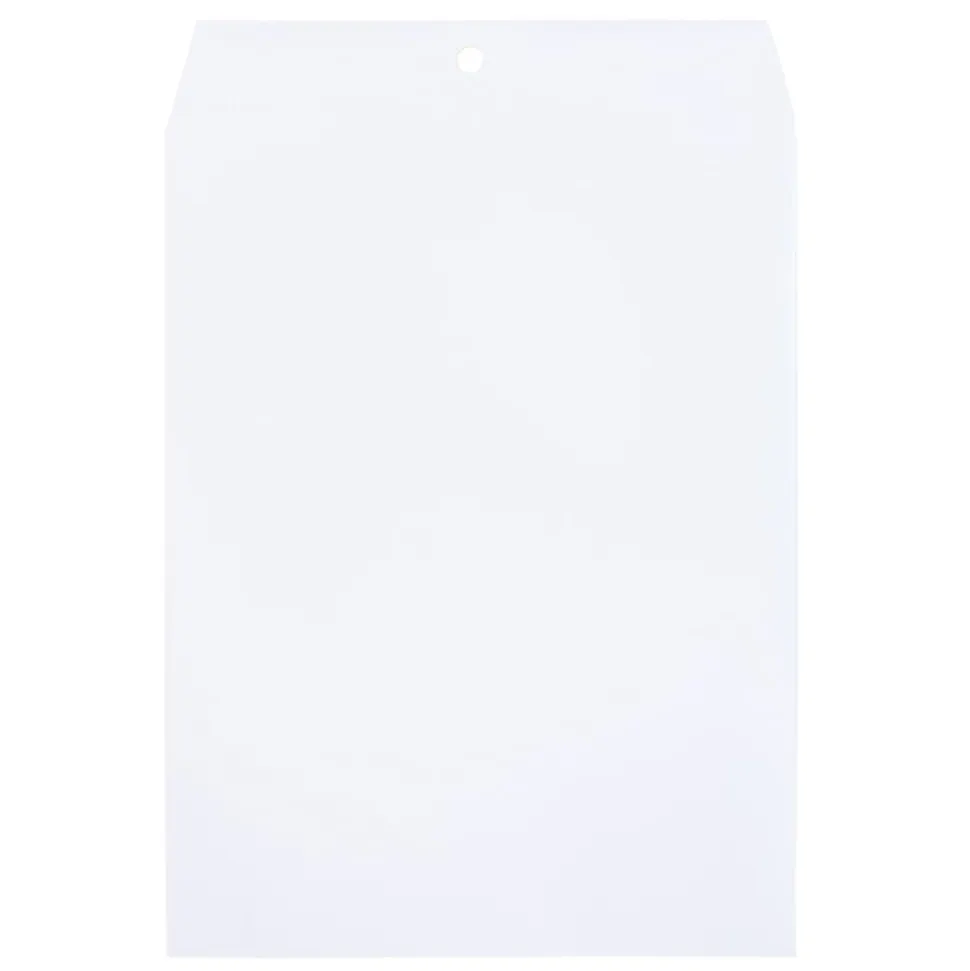 Quality Park® #90 Envelopes, Clasp Closure, White, Box Of 100