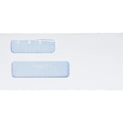 Quality Park® #9 Envelopes, Double Window, Security, Gummed Flap, Box Of 500