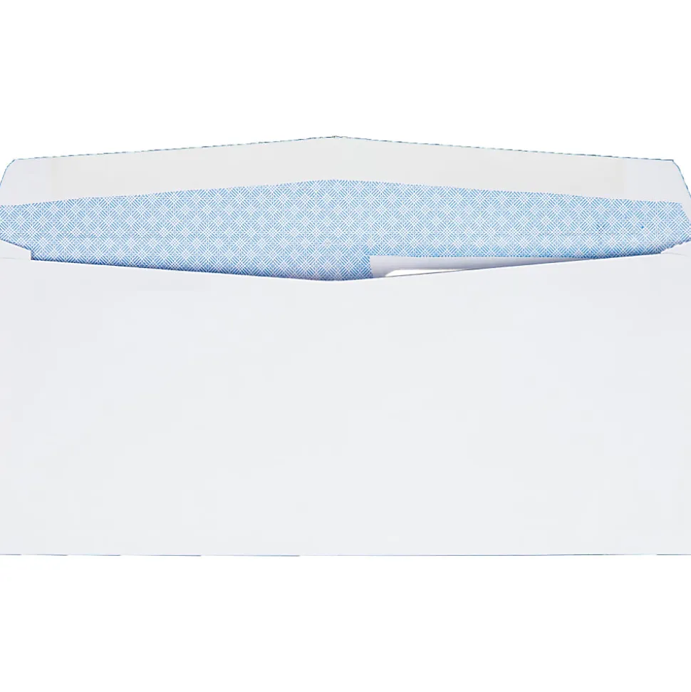 Quality Park® #9 Envelopes, Double Window, Security, Gummed Flap, Box Of 500
