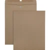 Quality Park Envelopes, 10" x 13", Clasp Closure, 100% Recycled, Kraft, Pack Of 100