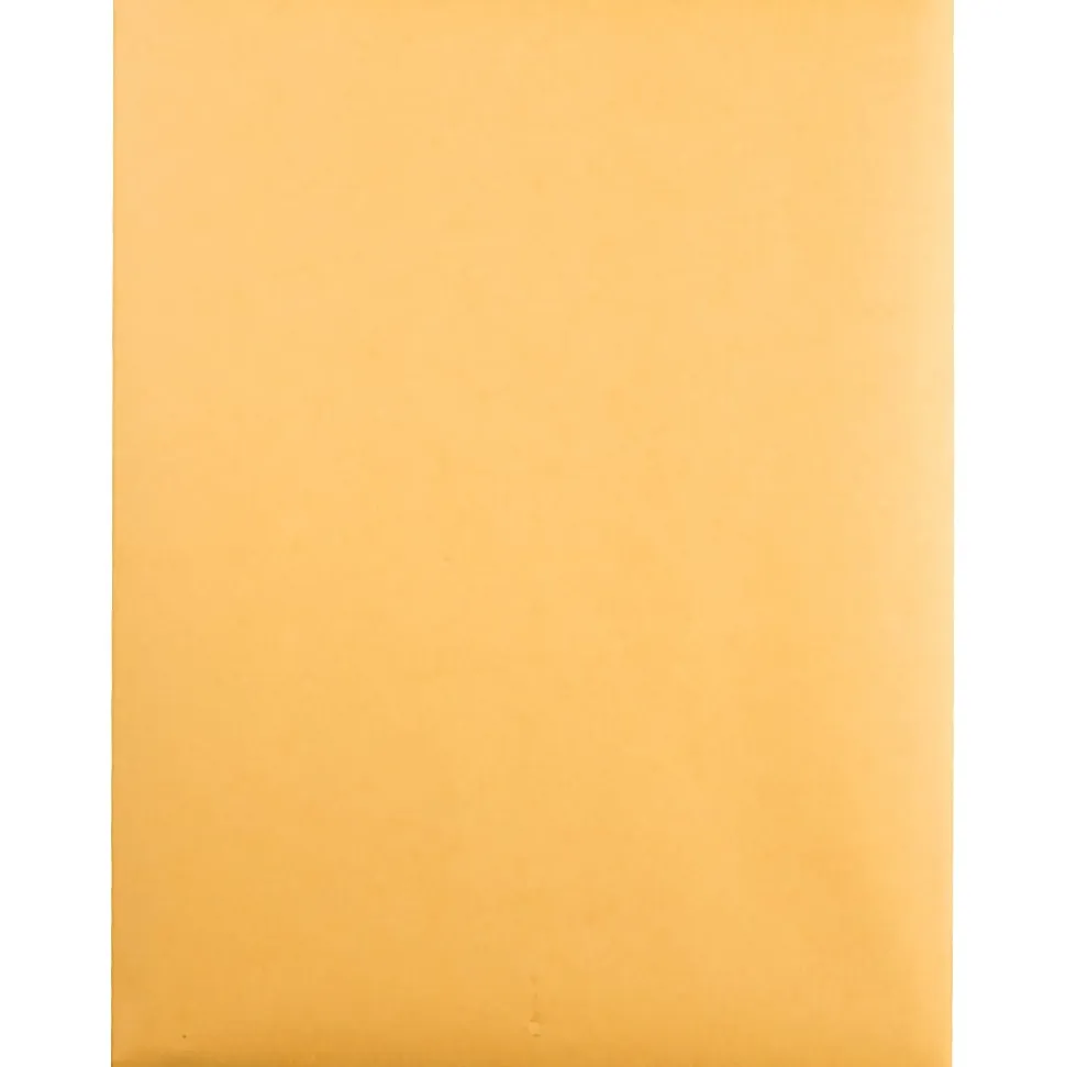 Quality Park® Envelopes, 9" x 12", Clasp Closure, Brown, Box Of 100, QUA37790