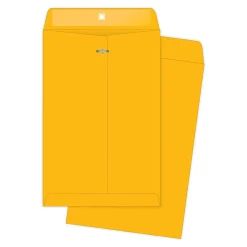 Quality Park® Envelopes, 11 1/2" x 14 1/2", Clasp Closure, Brown, Box Of 100