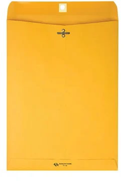 Quality ParkĀ® Envelopes, 6" x 9", Clasp Closure, Brown, Box Of 100