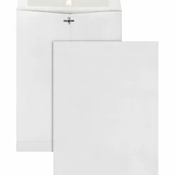 Quality ParkĀ® Envelopes, 10" x 13", Clasp Closure, Gray, Box Of 100
