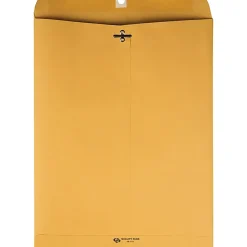 Quality Park Envelopes, 10" x 13", Clasp Closure, Brown, Box Of 250