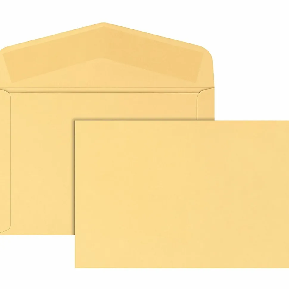 Quality Park Heavy-Duty Document Envelopes - Catalog - 10" Width x 15" Length - 32 lb - Gummed - 100 / Box - Cameo