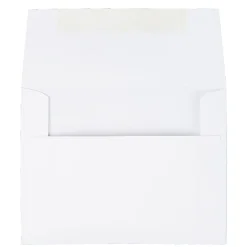 Quality Park® Invitation Envelopes, 4 3/8" x 5 3/4", Gummed Seal, White, Box Of 100