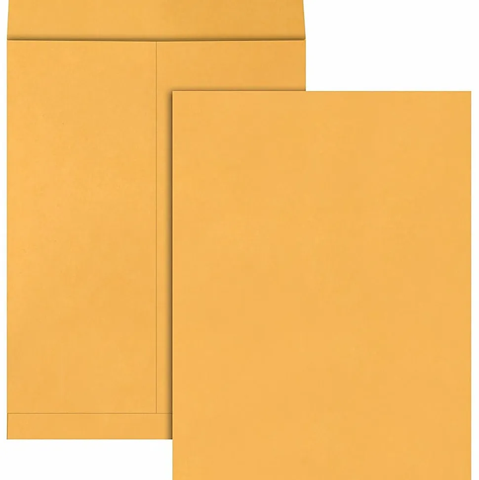 Quality Park® Jumbo 15" x 20" Manila Envelopes , Brown Kraft, Flap Closure, Box Of 25