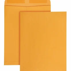Quality Park Kraft Catalog Envelopes - Catalog - #15 1/2 - 12" Width x 15 1/2" Length - 28 lb - Gummed - Kraft - 100 / Box - Kraft