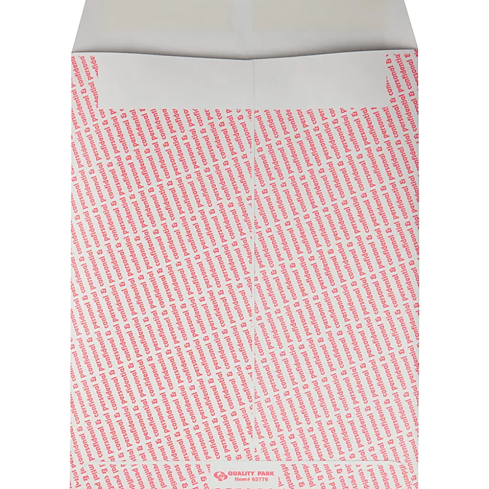 Quality Park® Personal And Confidential Interdepartment Envelopes, 10" x 13", Gummed Seal, Gray, Box Of 100