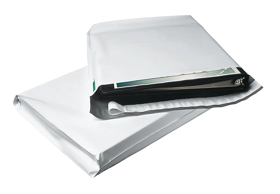 Quality Park Poly Expansion Envelopes, 11" x 13" x 2", White, Carton Of 100