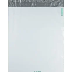 Quality Park Poly Expansion Envelopes, 13" x 16" x 2", White, Carton Of 100
