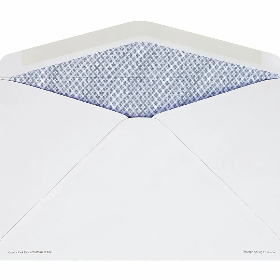Quality Park Postage Saver Security Tint Window Envelopes, 90063