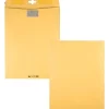 Quality Park® Postage Savings ClearClasp® Envelopes, 10" x 13", Brown Kraft, Pack Of 100