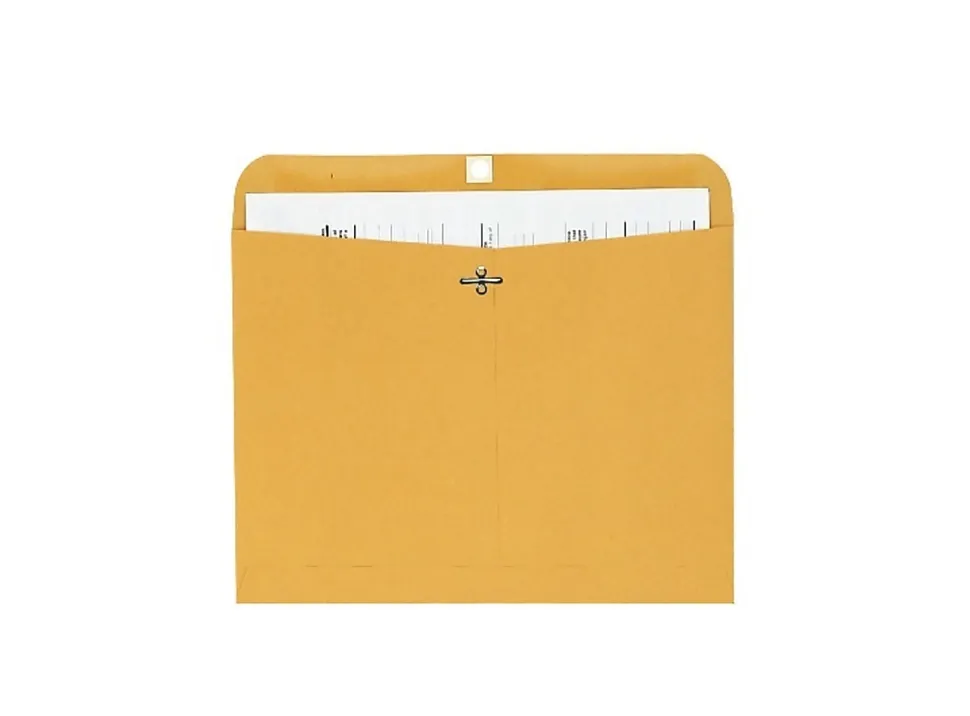 Quality Park® Redi-File™ Clasp Envelopes, 9" x 12", Brown, Box Of 100