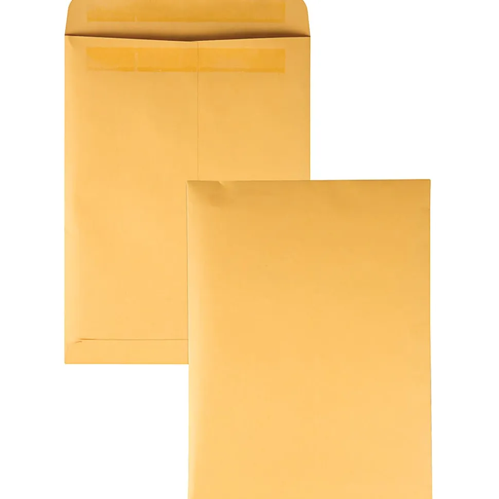 Quality Park® Redi-Seal™ Catalog Envelopes, 9" x 12", Kraft, Box Of 250