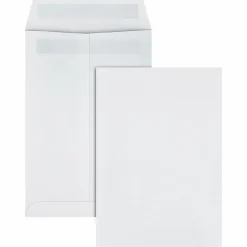 Quality Park® #28 Redi-Seal® Catalog Envelopes, Self-Sealing, White, Box Of 100