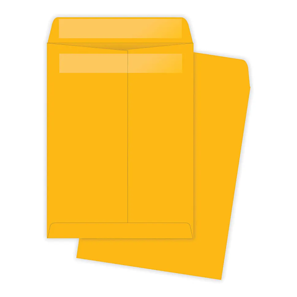 Quality Park® Redi-Seal™ Catalog Envelopes, 9 1/2" x 12 1/2", Self-Adhesive, Kraft, Box Of 250