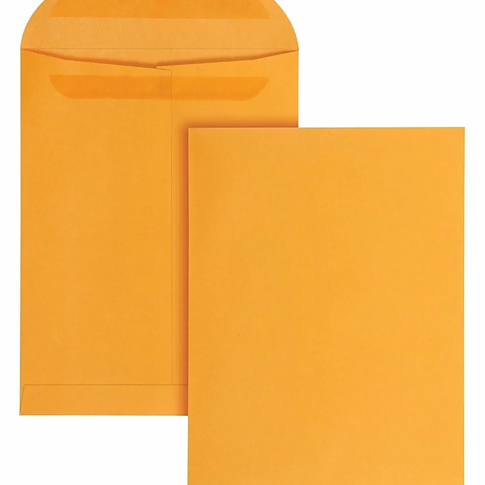 Quality Park® Redi-Seal™ Catalog Envelopes, 9 1/2" x 12 1/2", Self-Adhesive, Kraft, Box Of 250
