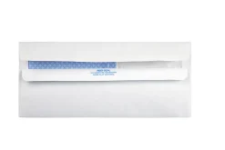 Quality Park® #10 Redi-Seal™ Envelopes, Double-Window, Security, Self-Sealing, White, Box Of 500