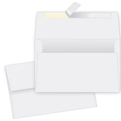 Quality ParkĀ® Redi-StripĀ® Photo Envelopes, 4 1/2" x 6 1/4", Self-Adhesive, White, Pack Of 50