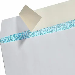Quality Park Redi Strip Security Mailing Envelopes - Multipurpose - #13 1/2 - 10" Width x 13" Length - Peel Strip - White - 100 / Box