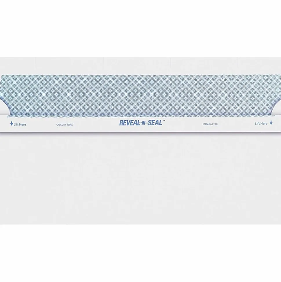 Quality Park® #10 Reveal-N-Seal® Business Envelopes, Security, Self-Sealing, White, Box Of 500