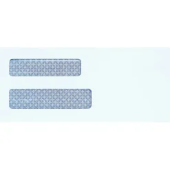 Quality Park® #8 Reveal-N-Seal® Business Security Double-Window Envelopes, Left Windows (Top/Bottom), White, Box Of 500