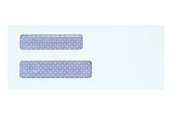 Quality Park® #8 Reveal-N-Seal® Business Security Double-Window Envelopes, Left Windows (Top/Bottom), White, Box Of 500