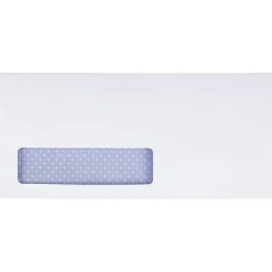 Quality ParkĀ® #10 Reveal-N-Seal Business Security Window Envelopes, Bottom Left Window, Self-Sealing, White, Box Of 500